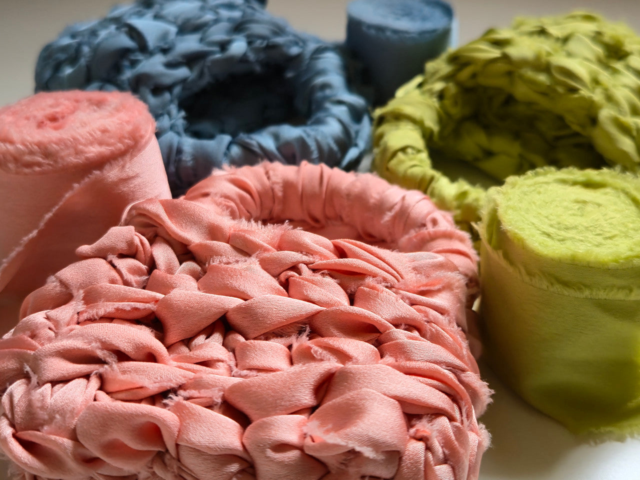 Chiffon Ribbon Mini Bag Wallet